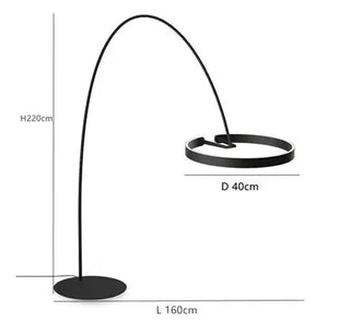 Scandinavian LED Floor Lamp, Modern Design
