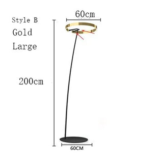 Scandinavian LED Floor Lamp, Modern Design