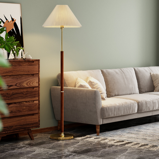 Contemporary Floor Lamp, Rice Paper Design