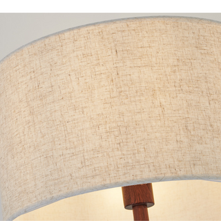 Natural Wood Japandi Floor Lamp, Stylish Design