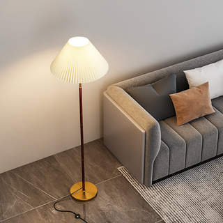 Contemporary Floor Lamp, Rice Paper Design
