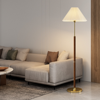 Contemporary Floor Lamp, Rice Paper Design
