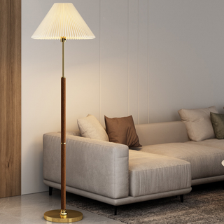 Contemporary Floor Lamp, Rice Paper Design