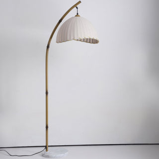 Natural Bamboo Floor Lamp, Tranquil Glow