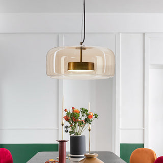 Modern Glass Pendant Light, Stylish Design