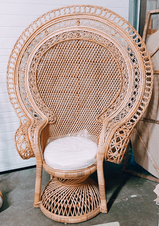 Boho Chic Curve Rattan Chair