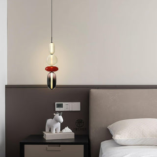 Vibrant Pendant Light, Candied Glass Design
