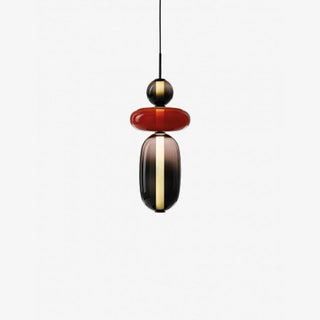 Vibrant Pendant Light, Candied Glass Design