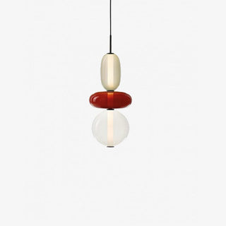 Vibrant Pendant Light, Candied Glass Design