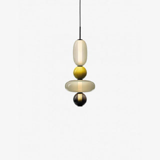 Vibrant Pendant Light, Candied Glass Design