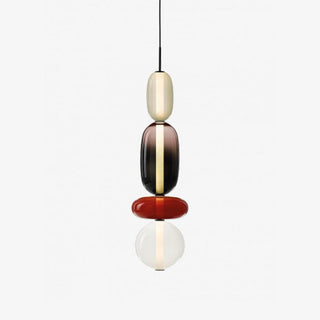 Vibrant Pendant Light, Candied Glass Design