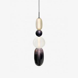 Vibrant Pendant Light, Candied Glass Design