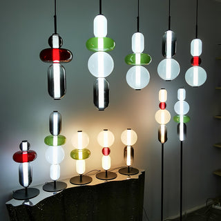 Vibrant Pendant Light, Candied Glass Design