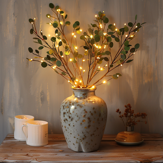 Decorative LED Olive Branch Light  Warm White