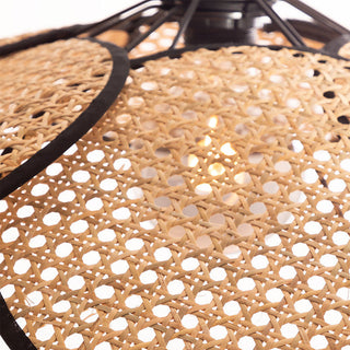 Rattan Wicker Standing Lamp, Natural Design