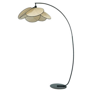 Rattan Wicker Standing Lamp, Natural Design