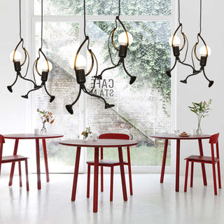 Retro-Inspired Pendant Light, Artistic Design