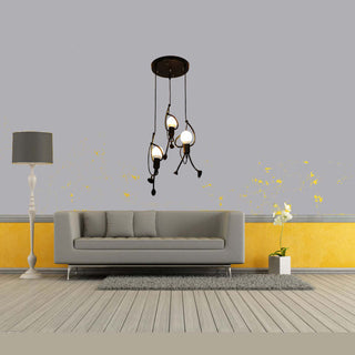 Retro-Inspired Pendant Light, Artistic Design