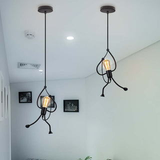 Retro-Inspired Pendant Light, Artistic Design