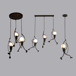Retro-Inspired Pendant Light, Artistic Design