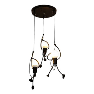 Retro-Inspired Pendant Light, Artistic Design