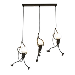 Retro-Inspired Pendant Light, Artistic Design