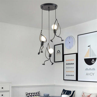 Retro-Inspired Pendant Light, Artistic Design