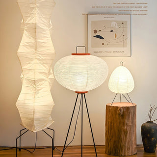 Translucent Paper Floor Lamp, Soft Glow