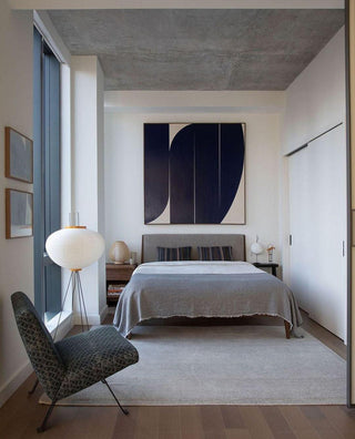 Translucent Paper Floor Lamp, Soft Glow