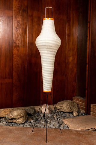 Translucent Paper Floor Lamp, Soft Glow