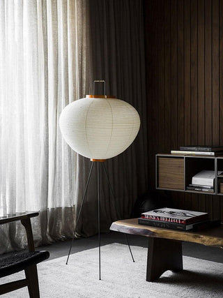 Translucent Paper Floor Lamp, Soft Glow