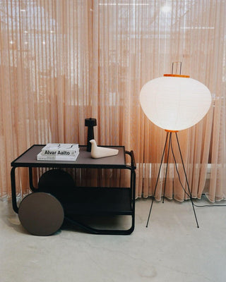 Translucent Paper Floor Lamp, Soft Glow
