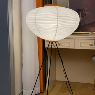 Translucent Paper Floor Lamp, Soft Glow