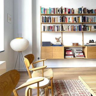 Translucent Paper Floor Lamp, Soft Glow