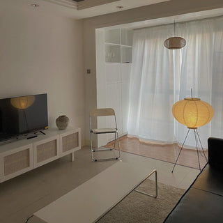 Translucent Paper Floor Lamp, Soft Glow