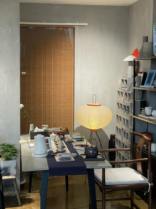 Translucent Paper Floor Lamp, Soft Glow