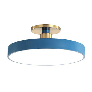 Scandinavian Style Round Flush Mount LED Ceiling Light, Acrylic Design