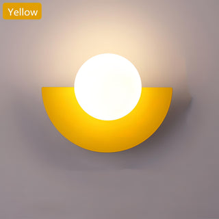 Nordic Semi-Circle Wall Lamp, Contemporary Design