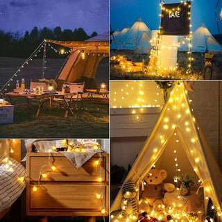 Outdoor Solar String Lights Colourful & Weatherproof