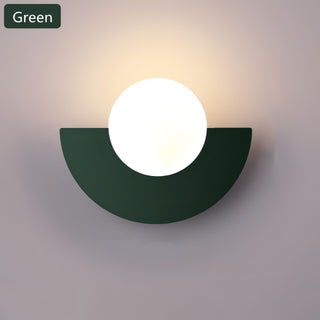 Nordic Semi-Circle Wall Lamp, Contemporary Design