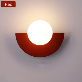 Nordic Semi-Circle Wall Lamp, Contemporary Design