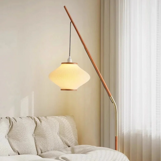 Rustic Floor Lamp, Medieval Inspired