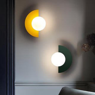 Nordic Semi-Circle Wall Lamp, Contemporary Design