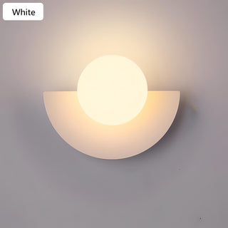 Nordic Semi-Circle Wall Lamp, Contemporary Design