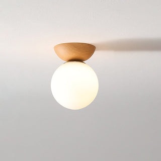 Traditional Japanese Ceiling Light, Artistic Design