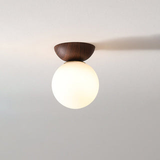 Traditional Japanese Ceiling Light, Artistic Design