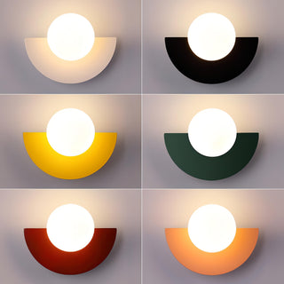 Nordic Semi-Circle Wall Lamp, Contemporary Design