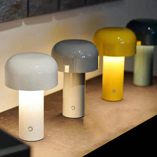 Cordless Mushroom Table Lamp, Italian Design