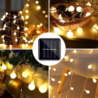 Outdoor Solar String Lights Colourful & Weatherproof