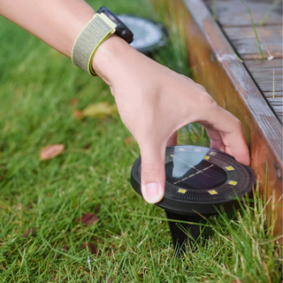 Solar-powered outdoor lights, weatherproof design